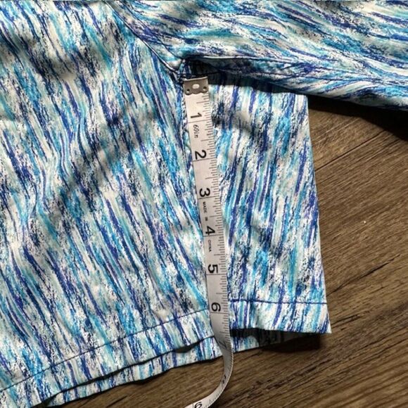 Mr. Swim Paint Smudge Swim Trunks in Blue and White Size Small (NWT) - Picture 11 of 14